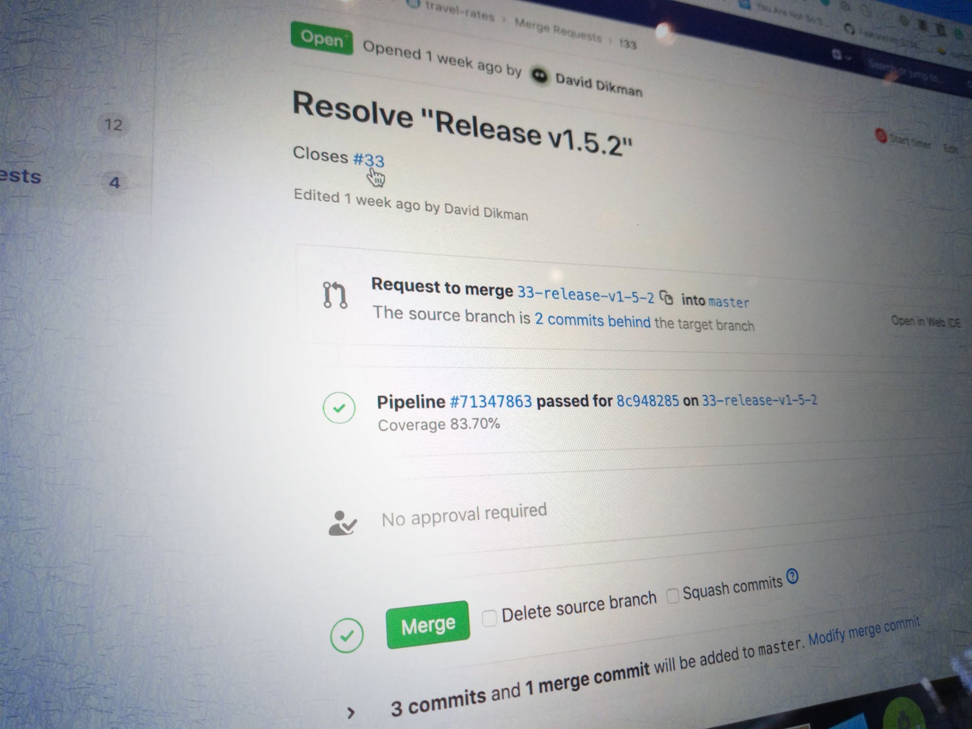 How to show flutter test coverage in Gitlab CI