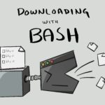 How to download a list of URLs using bash