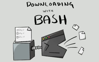How to download a list of URLs using bash
